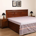 Handloom Cotton Double Bedsheet (108 x 90 in) 82
