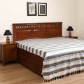 Handloom Cotton Double Bedsheet (108 x 90 in) 86