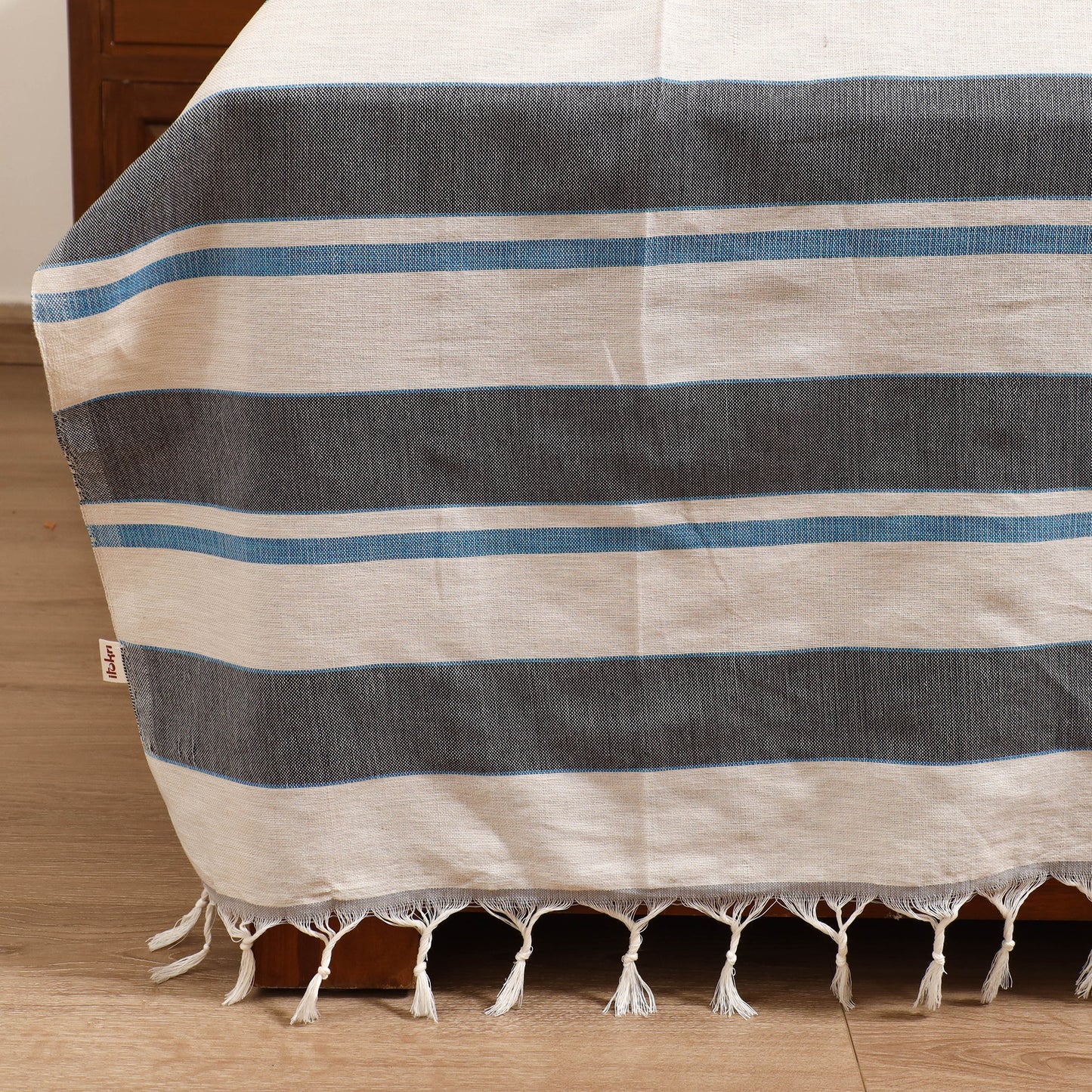 Handloom Cotton Double Bedsheet (108 x 90 in) 86