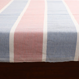 Handloom Cotton Double Bedsheet (108 x 90 in) 90