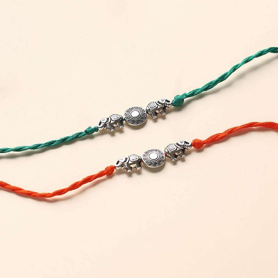 Handmade German Silver Rakhi 27