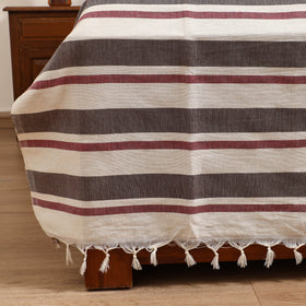 Handloom Cotton Double Bedsheet (108 x 90 in) 98