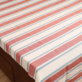 Handloom Cotton Double Bedsheet (108 x 90 in) 99