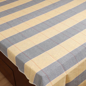 Handloom Cotton Double Bedsheet (108 x 90 in) 100