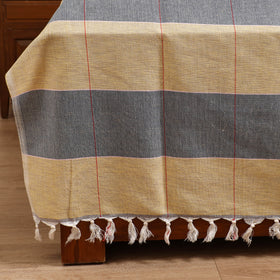 Handloom Cotton Double Bedsheet (108 x 90 in) 100