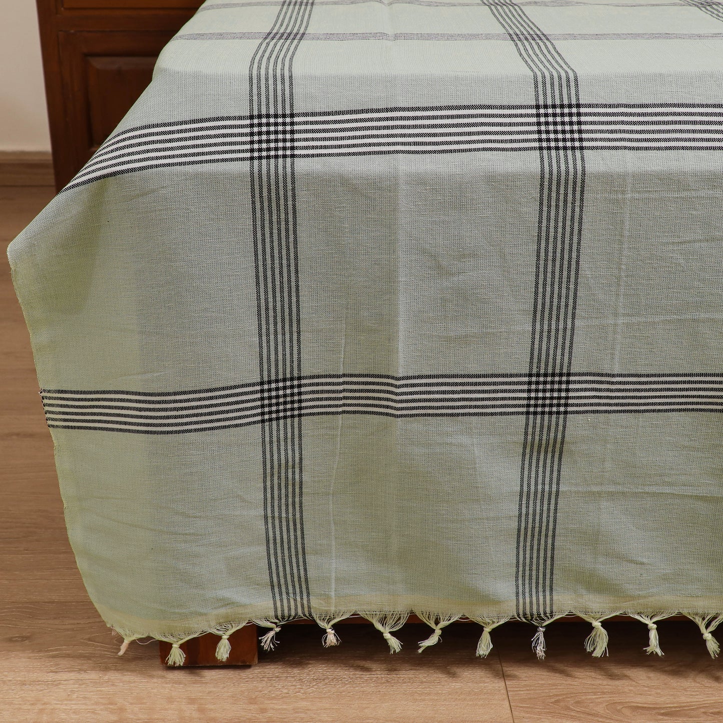 Handloom Cotton Double Bedsheet (108 x 90 in) 103