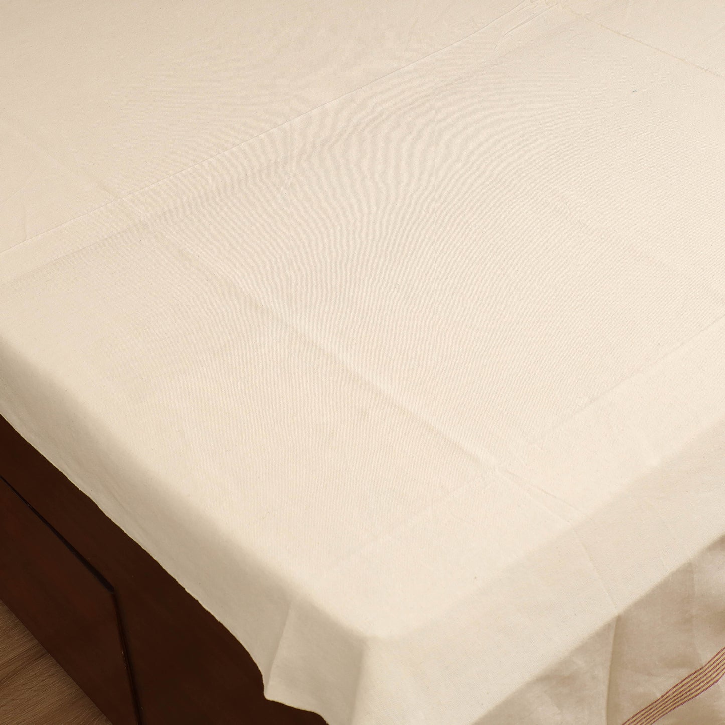 Handloom Cotton Double Bedsheet (108 x 90 in) 104