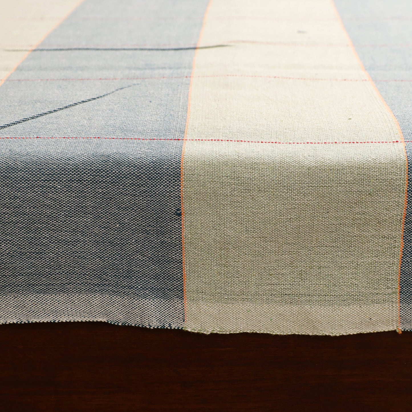 Handloom Cotton Double Bedsheet (108 x 90 in) 105