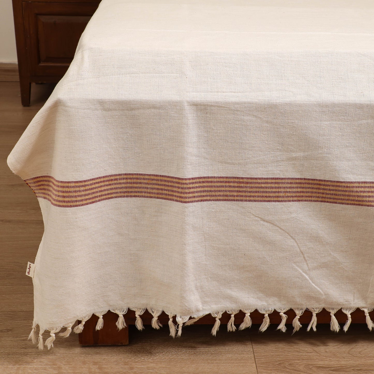 Handloom Cotton Double Bedsheet (108 x 90 in) 106