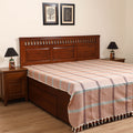Handloom Cotton Double Bedsheet (108 x 90 in) 107
