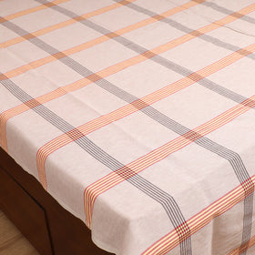 Handloom Cotton Double Bedsheet (108 x 90 in) 109