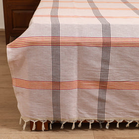 Handloom Cotton Double Bedsheet (108 x 90 in) 109