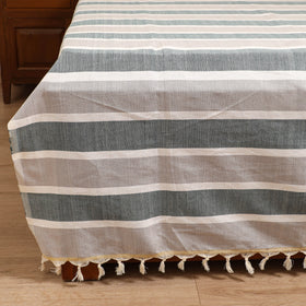 Handloom Cotton Double Bedsheet (108 x 90 in) 110