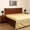 Handloom Cotton Double Bedsheet (108 x 90 in) 111