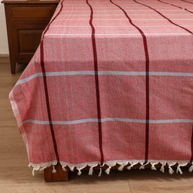 Handloom Cotton Double Bedsheet (108 x 90 in) 112