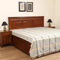 Handloom Cotton Double Bedsheet (108 x 90 in) 115