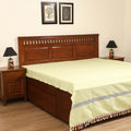 Handloom Cotton Double Bedsheet (108 x 90 in) 116