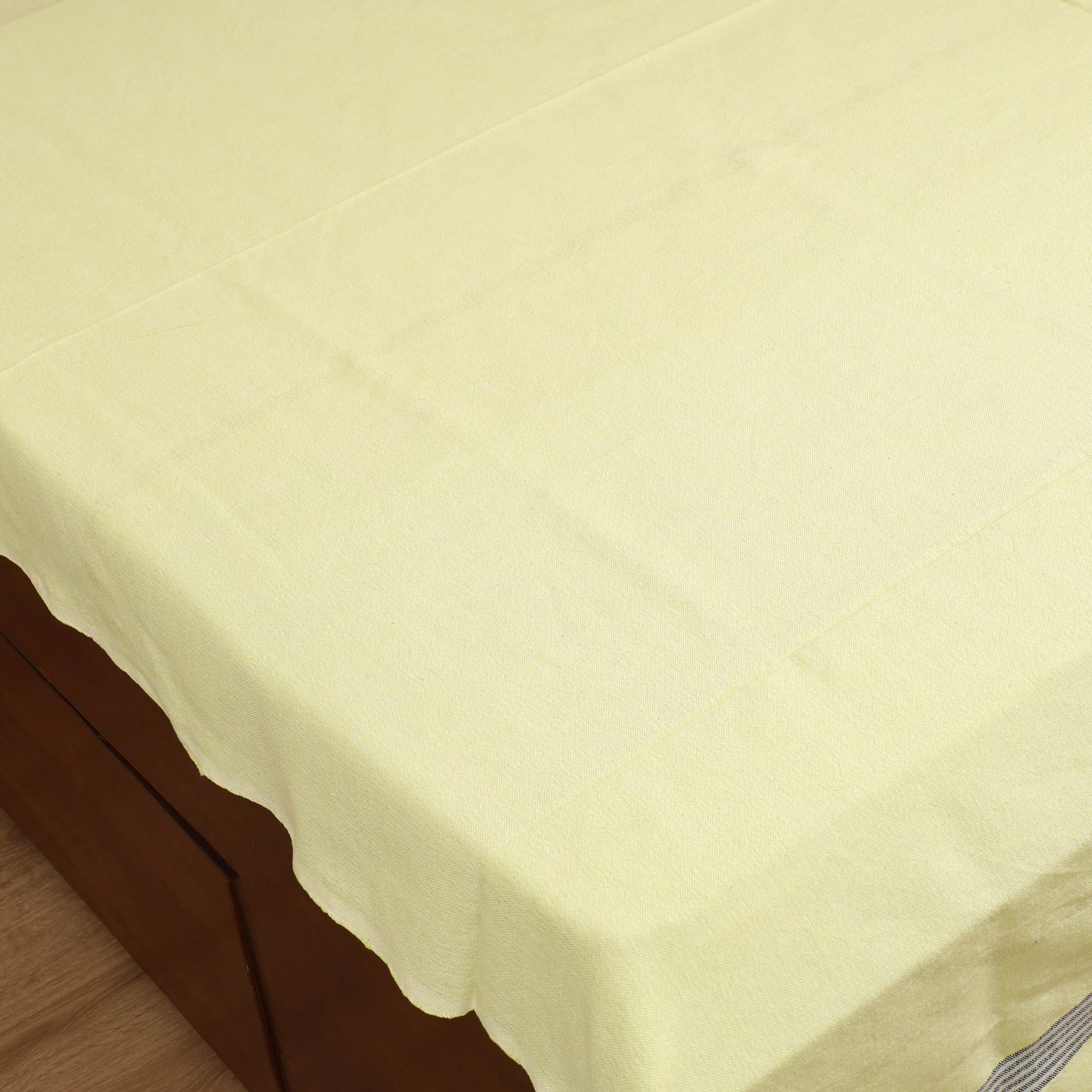Handloom Cotton Double Bedsheet (108 x 90 in) 116