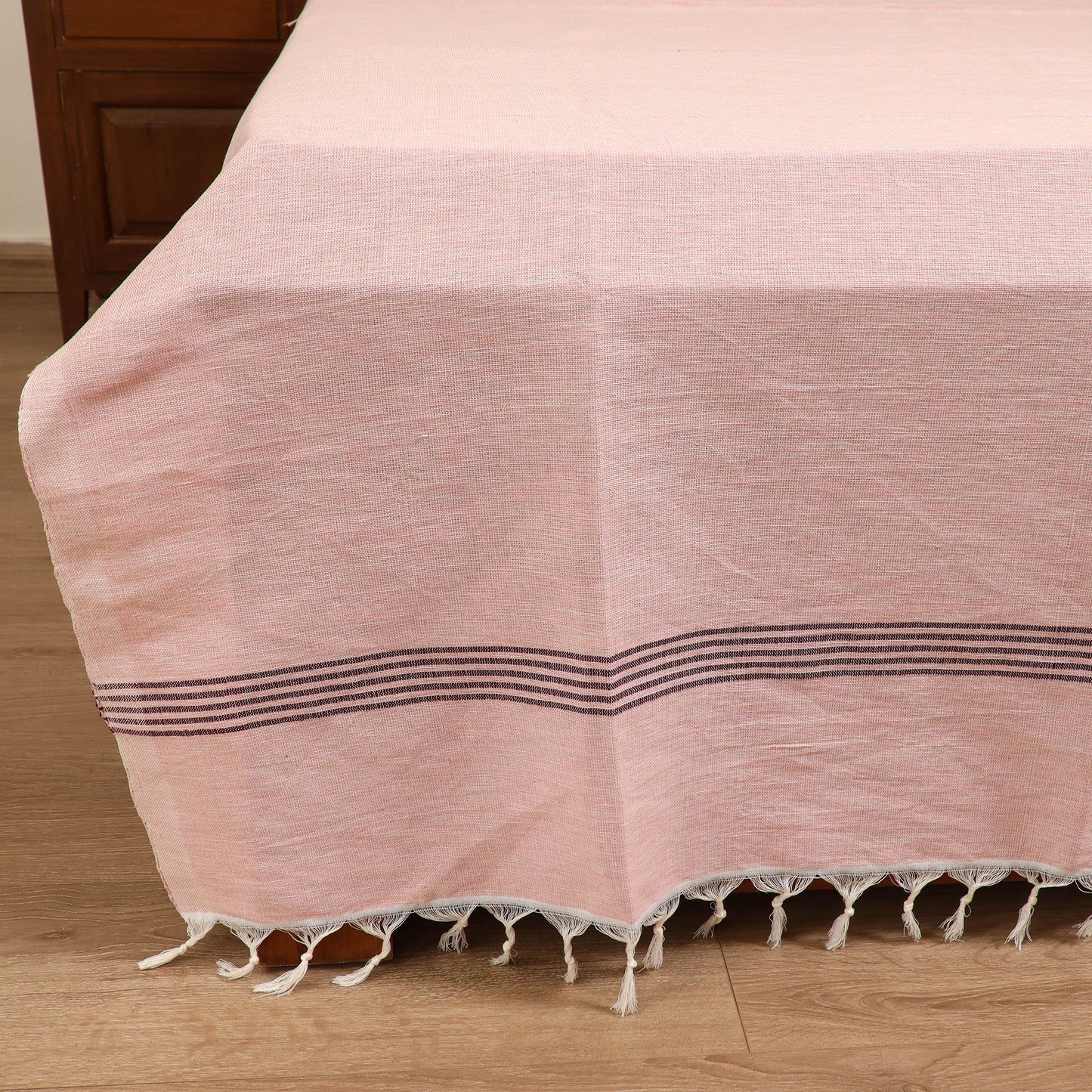 Handloom Cotton Double Bedsheet (108 x 90 in) 119