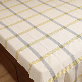 Handloom Cotton Double Bedsheet (108 x 90 in) 123