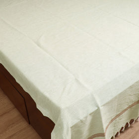 Handloom Cotton Double Bedsheet (108 x 90 in) 124