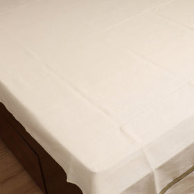 Handloom Cotton Double Bedsheet (108 x 90 in) 125