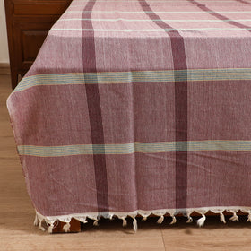 Handloom Cotton Double Bedsheet (108 x 90 in) 126
