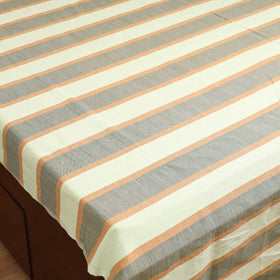 Handloom Cotton Double Bedsheet (108 x 90 in) 127