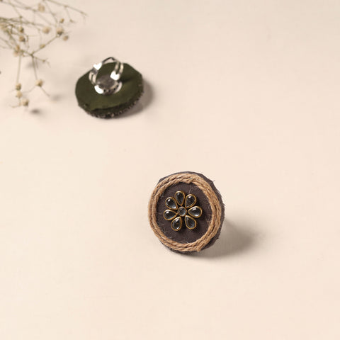 Handmade Artistic Fabart Ring