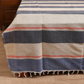Handloom Cotton Double Bedsheet (108 x 90 in) 131