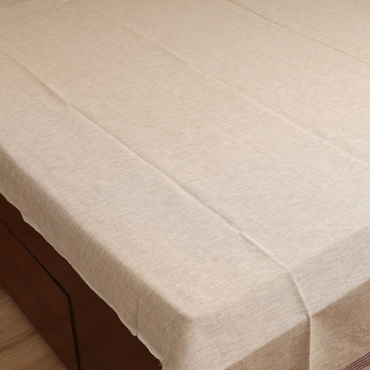 Handloom Cotton Double Bedsheet (108 x 90 in) 134