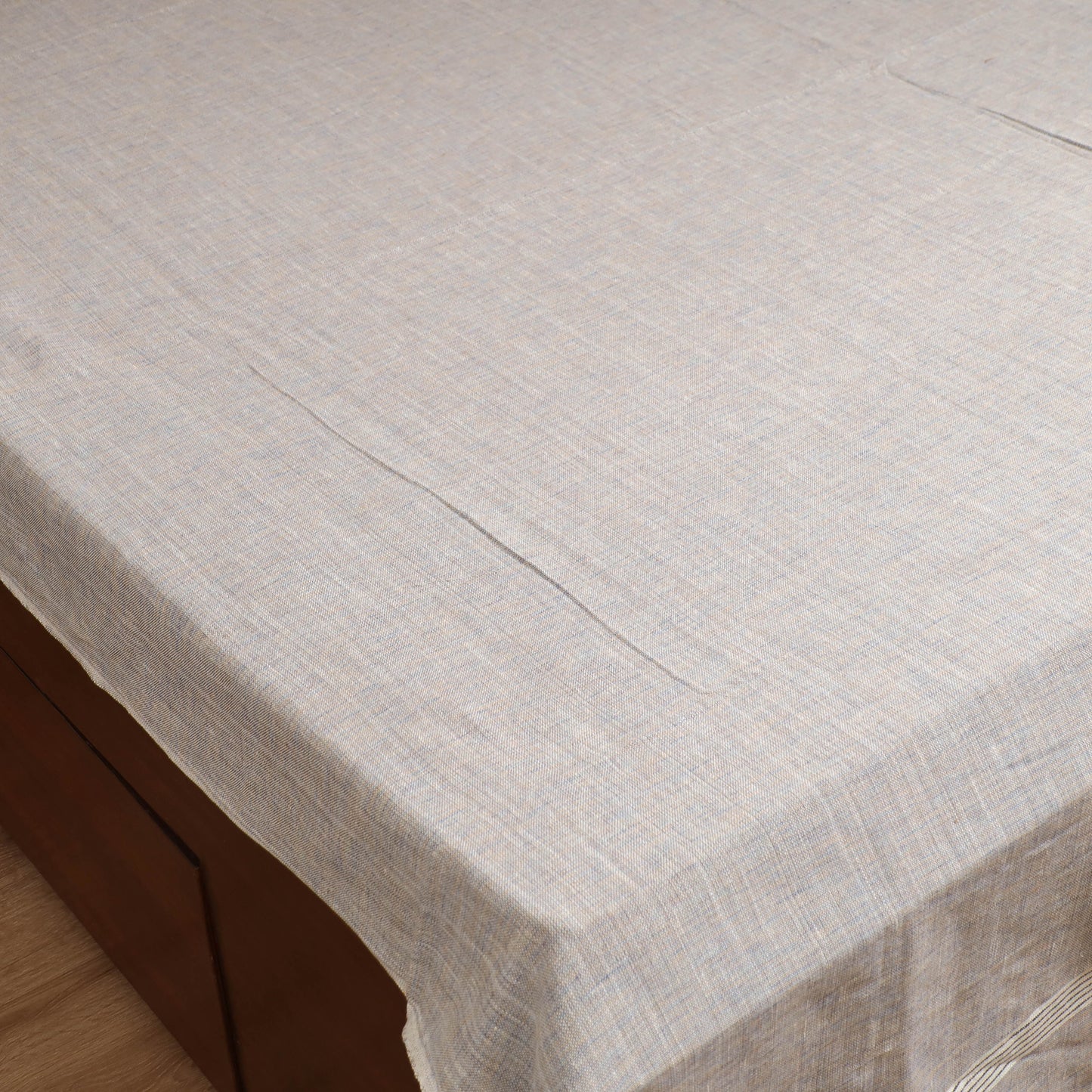 Handloom Cotton Double Bedsheet (108 x 90 in) 137