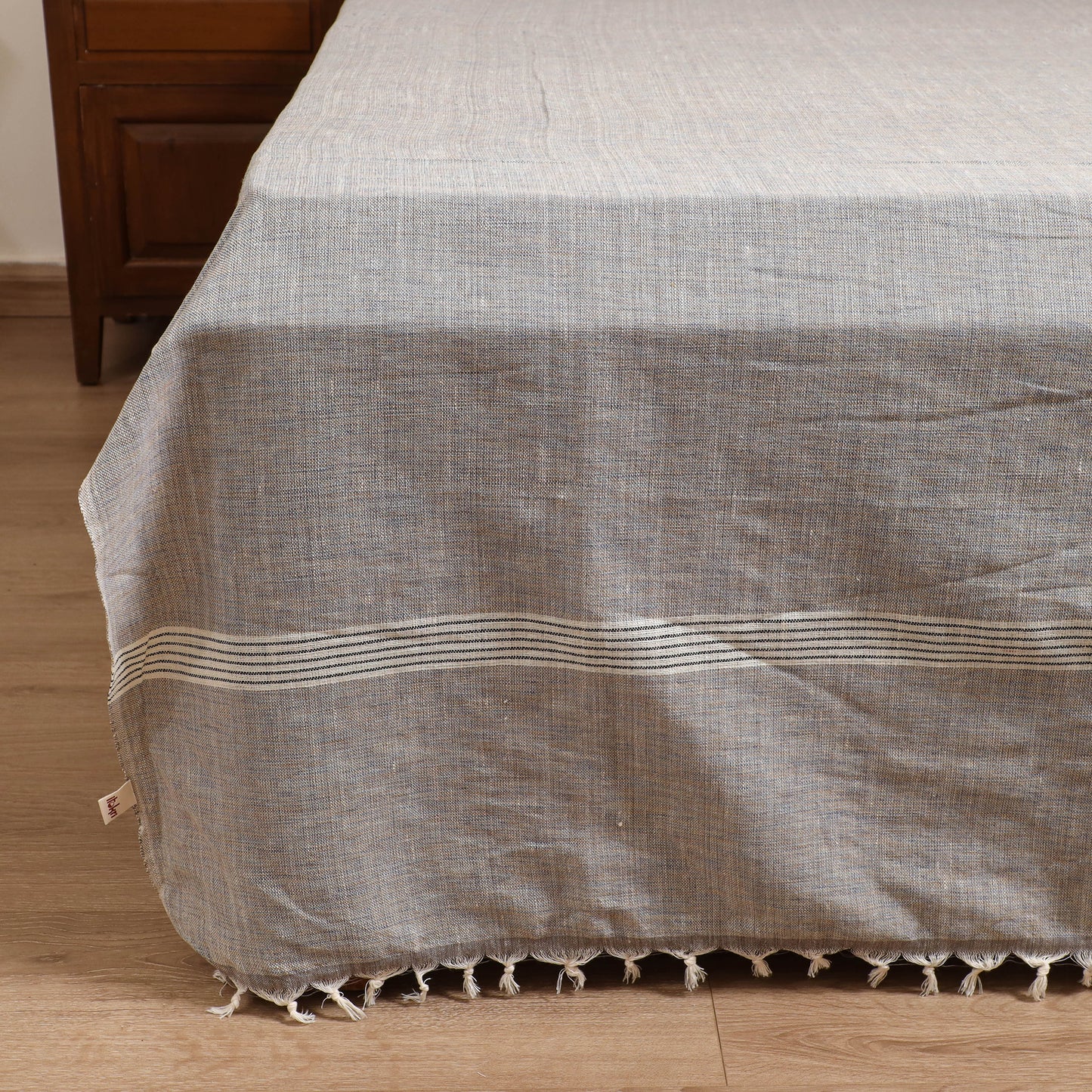 Handloom Cotton Double Bedsheet (108 x 90 in) 137