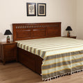 Handloom Cotton Double Bedsheet (108 x 90 in) 138