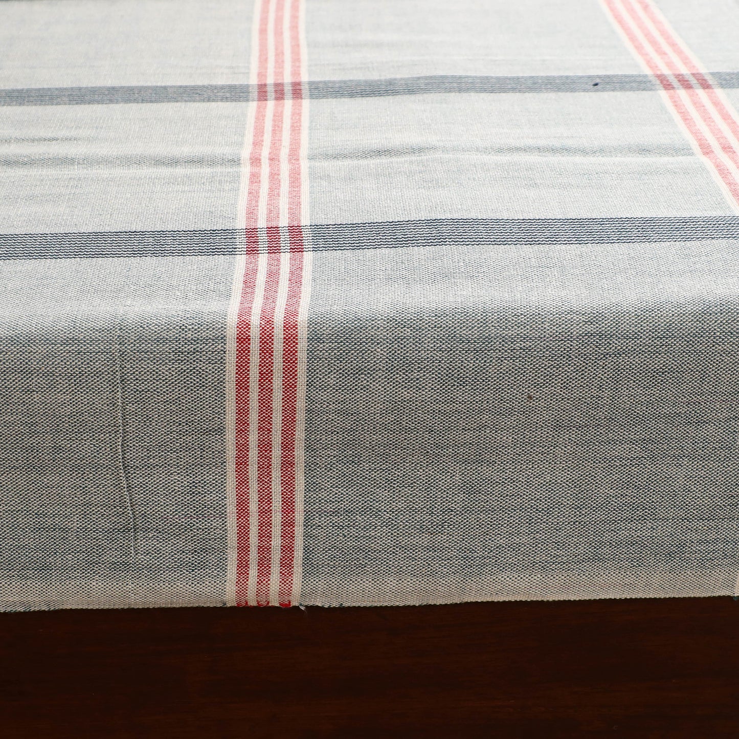 Handloom Cotton Double Bedsheet (108 x 90 in) 139