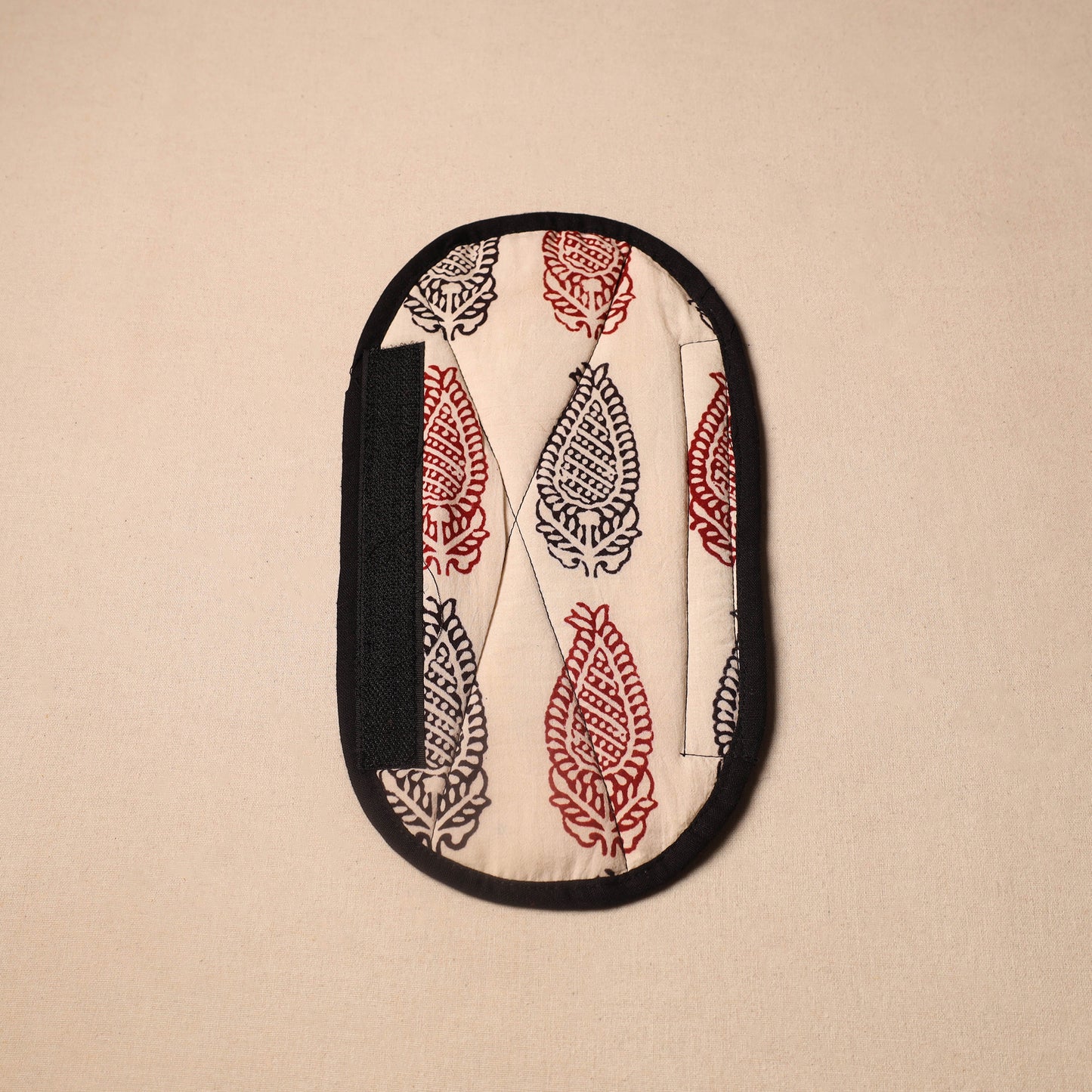 Buy Beige Handmade Cotton Fridge Handle Cover