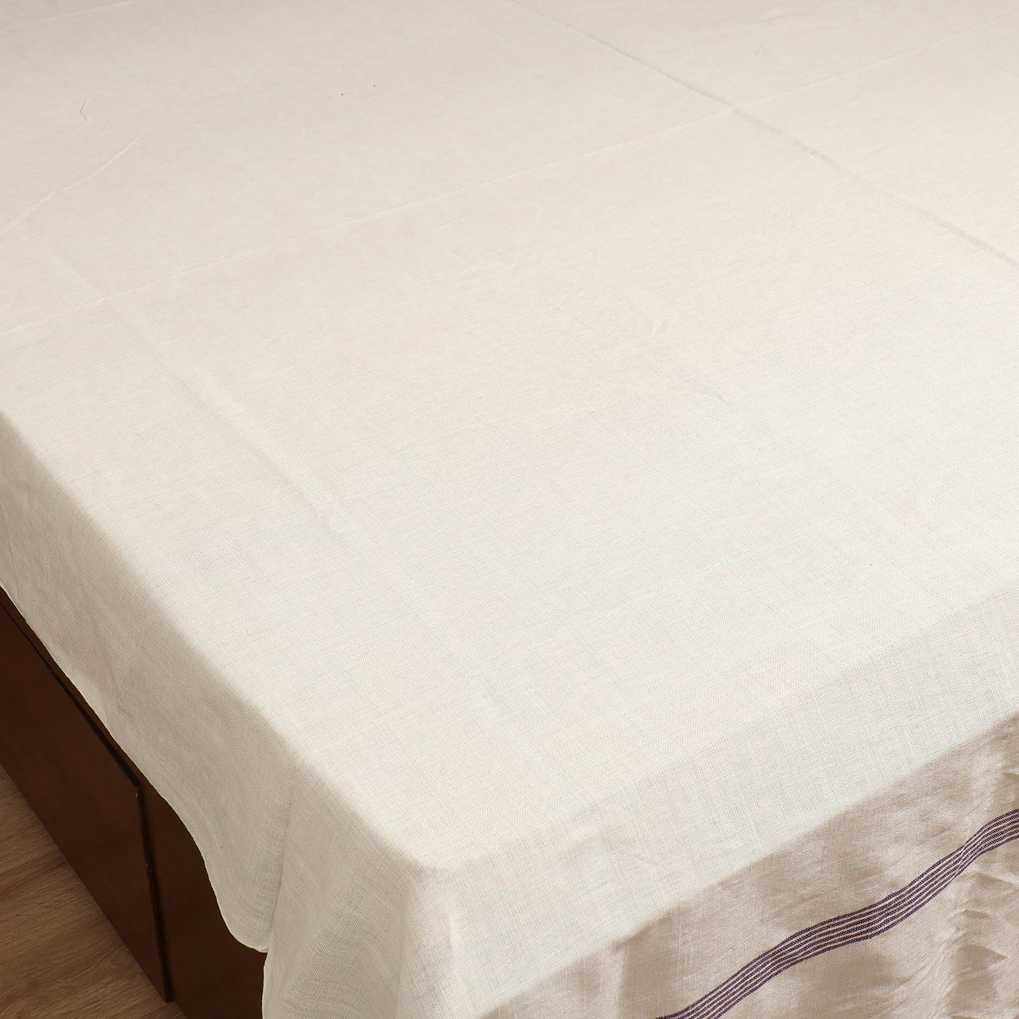 Handloom Cotton Double Bedsheet (108 x 90 in) 141