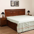Handloom Cotton Double Bedsheet (108 x 90 in) 143