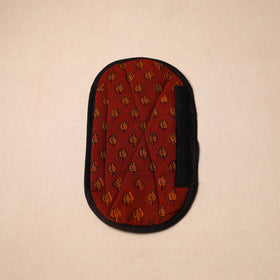 Buy Maroon Handmade Cotton Fridge Handle Cover
