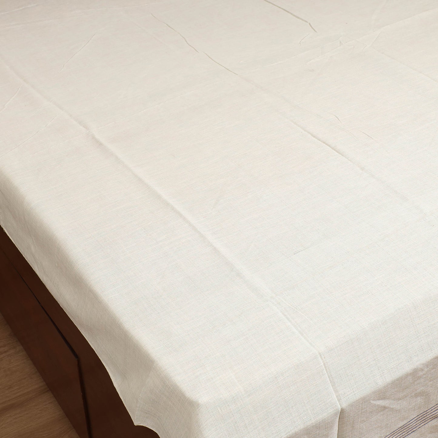 Handloom Cotton Double Bedsheet (108 x 90 in) 145