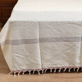 Handloom Cotton Double Bedsheet (108 x 90 in) 145