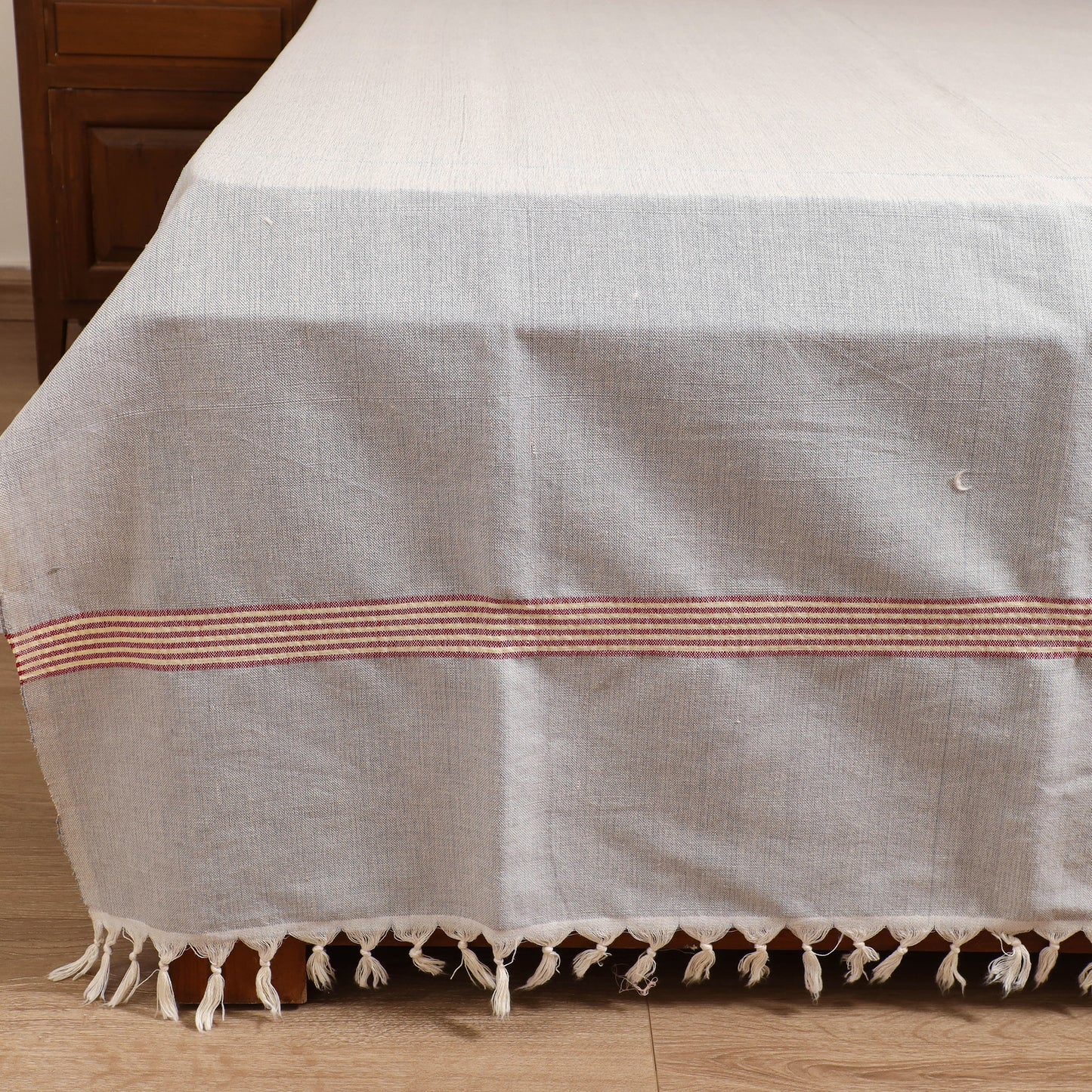 Handloom Cotton Double Bedsheet (108 x 90 in) 146