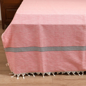 Handloom Cotton Double Bedsheet (108 x 90 in) 150
