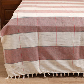 Handloom Cotton Double Bedsheet (108 x 90 in) 155