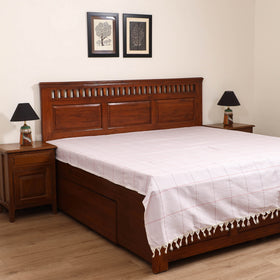 Handloom Cotton Double Bedsheet (90 x 90 in) 157