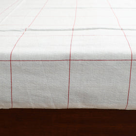 Handloom Cotton Double Bedsheet (90 x 90 in) 161