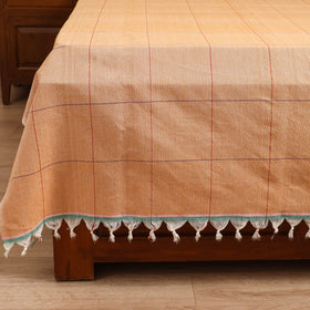 Handloom Cotton Double Bedsheet (90 x 90 in) 164