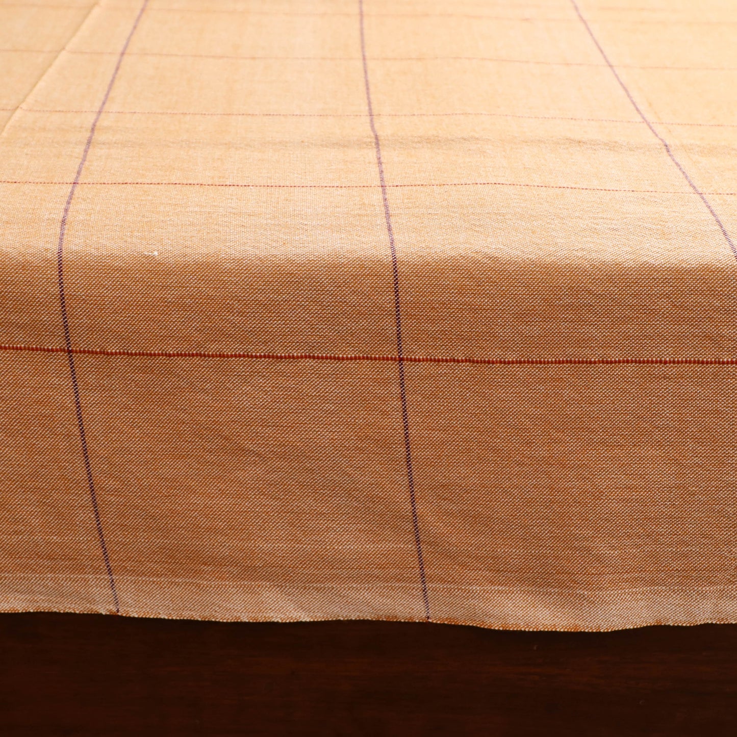 Handloom Cotton Double Bedsheet (90 x 90 in) 164