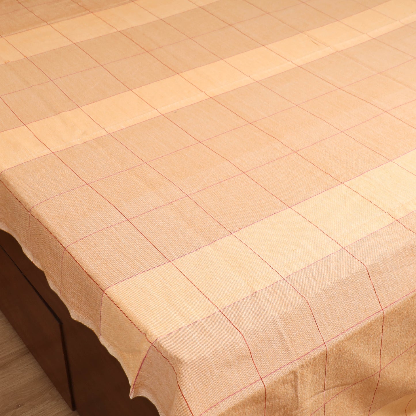Handloom Cotton Double Bedsheet (90 x 90 in) 165