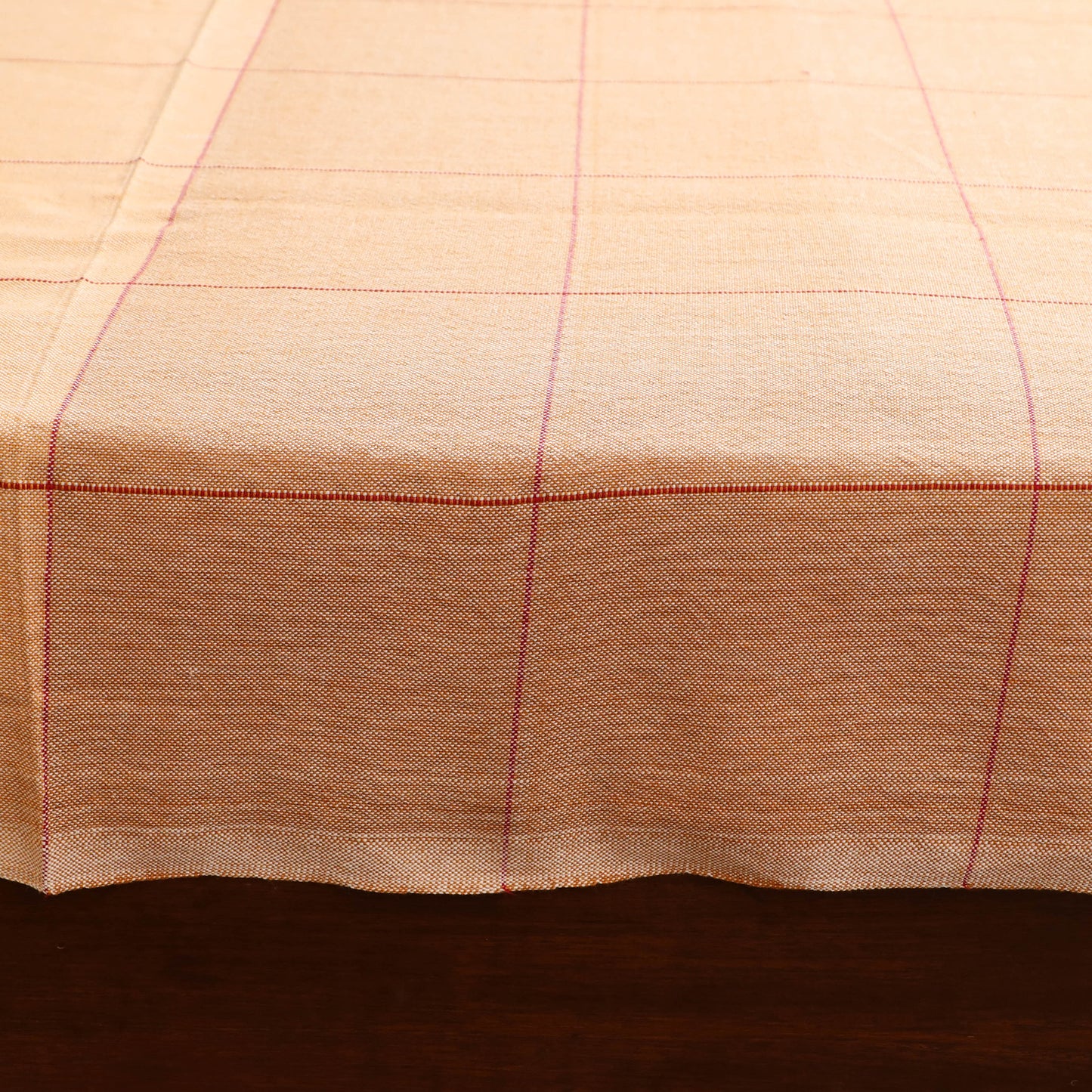 Handloom Cotton Double Bedsheet (90 x 90 in) 165